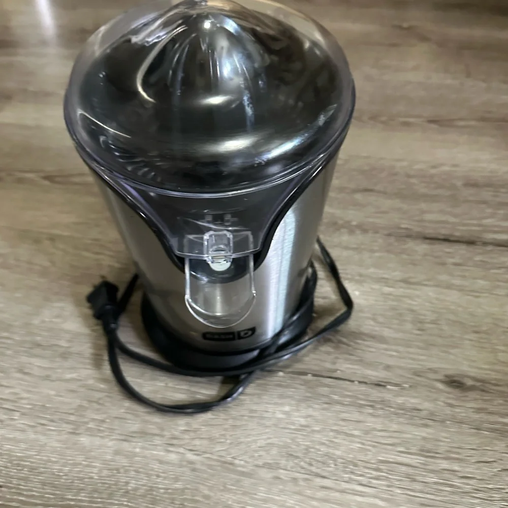 Ash Stainless Steel Electric Citrus Juicer in Silver and Clear